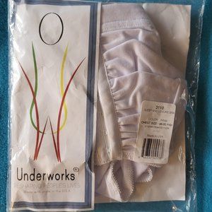 Underworks Sleep & Leisure White Comfort Bra